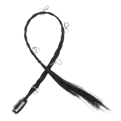 Beaupretty Geflochtene Synthetische Haarverlängerung mit Clip Realistisches Zopfmuster Einfach zu Befestigen Modischer Pferdeschwanz für Mädchen Vielseitig für Alltag und Besondere Anlässe von Beaupretty