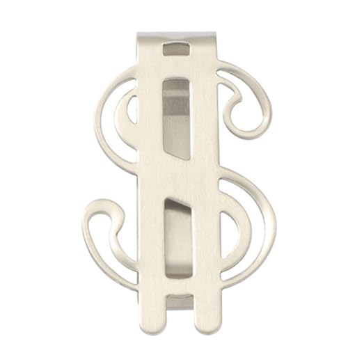 Beaupretty Geldbörse Aus Edelstahl Geldklammer Geldscheinhalter Geldscheinbefestigungsclip Cash-Clip Notizklammern Aus Metall Klammer Für Geld Geldscheinklammer Rostfreier Silber von Beaupretty