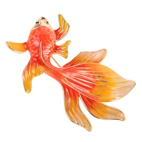 Beaupretty Goldfisch Brosche für Damen Eleganter Tier Anstecker für Kleidung Emaille Brooch für Schals und Jacken Modisches Accessoire Gelb für Partys und Besondere Anlässe Beaupretty Goldfisch Brosche für Damen Eleganter Tier Anstecker für Kleidung Emaille Brooch für Schals und Jacken Modisches Accessoire Gelb für Partys und Besondere Anlässe von Beaupretty