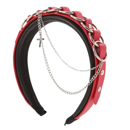 Beaupretty Gothic Haarschmuck mit Dekorativem Haarreifen für Damen Stilvolles Stirnband mit Ketten und Nieten für Cosplay Festivals und Partys Einzigartiges Accessoire für Dunkle Ästhetik Beaupretty Gothic Haarschmuck mit Dekorativem Haarreifen für Damen Stilvolles Stirnband mit Ketten und Nieten für Cosplay Festivals und Partys Einzigartiges Accessoire für Dunkle Ästhetik von Beaupretty