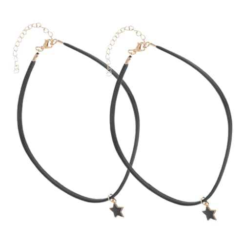 Beaupretty Gothic Schwarzes Halskette mit Verstellbarer Triangular Design für Frauen Mode Accessoires für Einzigartige Looks zu Weihnachten oder Geburtstagen von Beaupretty