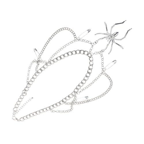 Beaupretty Gothic Spinnenhalskette aus Metall Extravaganter Punk Hip Hop Masquerade Choker für Frauen Halloween Schmuck mit Auffälligem Design von Beaupretty