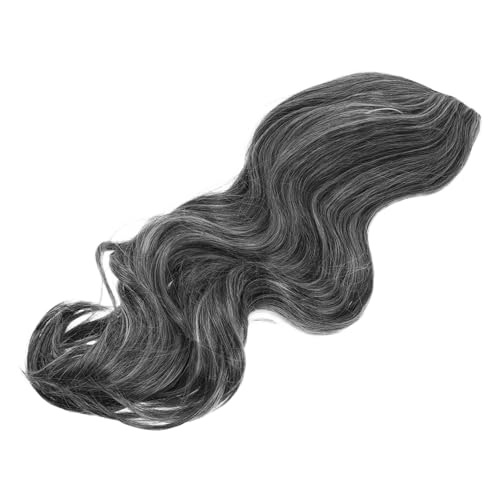 Beaupretty Langhaarige Perücke Weiß Mit Highlights Für Cosplay Partys Und Täglichen Gebrauch Hitzebeständige Synthetik Mittellanger Schnitt Voluminöse von Beaupretty