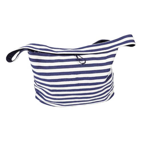 Beaupretty Große Doppelseitige Gestreifte Tote Bag aus Robustem Canvas Vielseitige Umhänge Schultertasche für Damen Geräumig für Shopping Reisen Strand und Alltag von Beaupretty