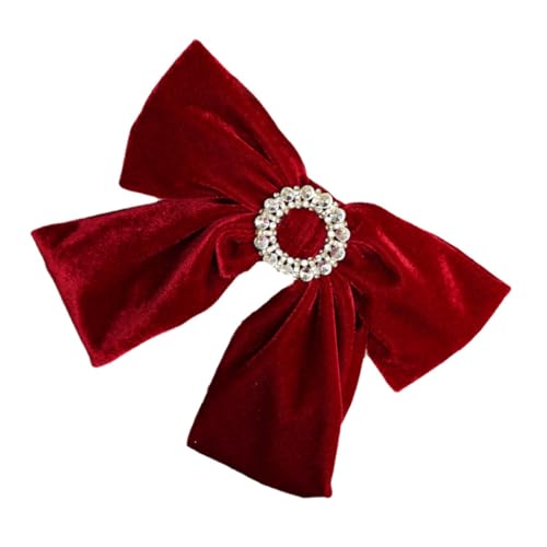 Beaupretty Große Haarschleife aus Samt Luxuriöser Bowknot Haarclip für Frauen und Mädchen Dekorative Haarnadel für Besondere Anlässe und Alltag Langlebiges Material Modisches Haaraccessoire von Beaupretty