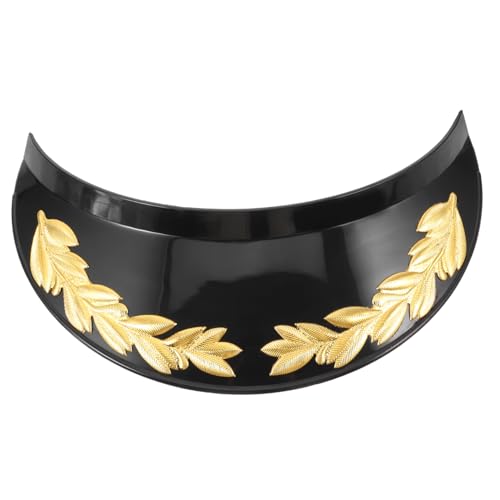 Beaupretty Großer Hut mit Breiter Krempe aus Langlebigem Kunststoff und Harz Professionelles Design für Auftritte und Vielseitiger Damen Visor für Militärhüte von Beaupretty