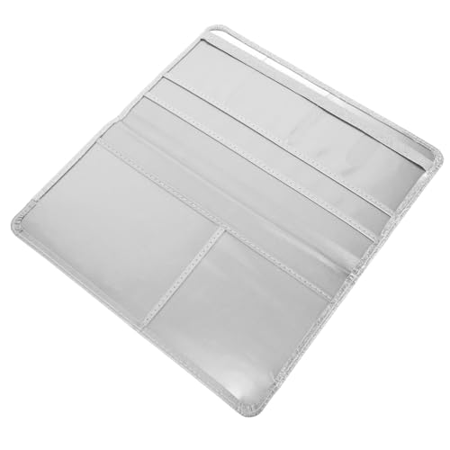 Beaupretty Großer PU Reisepass Wallet für Frauen Multifunktionaler Dokumenten und Kartenorganizer mit Mehreren Klaren Fächern Eleganter Outdoor Tasche für Reisen und Alltag von Beaupretty