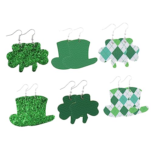 Beaupretty Grüne Ohrringe Kleeblatt und Hut Design Kreative Party Schmuck für Damen Langlebige Patrick's Day Accessoires Festlich Geeignet Beaupretty Grüne Ohrringe Kleeblatt und Hut Design Kreative Party Schmuck für Damen Langlebige Patrick's Day Accessoires Festlich Geeignet von Beaupretty