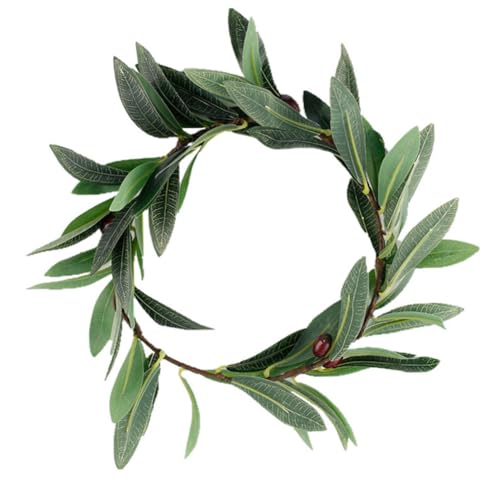 Beaupretty Grünes Blatt-Stirnband Künstliche Grüne Blattkrone Eukalyptus-Blumenkranz Blumen-Stirnband Für Frauen Und Mädchen Braut-Bohemien-Kopfschmuck Foto-Requisite von Beaupretty