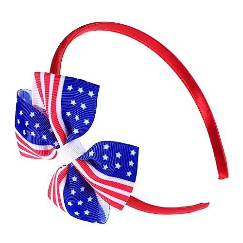 Beaupretty Bowknot-Haarspange patriotische Haarspange Frauen 4. Juli haarschmuck Haarklammer patriotische Haarnadel Haarnadeln für Kinder Krawatte Stirnband Vereinigte Staaten Damen von Beaupretty