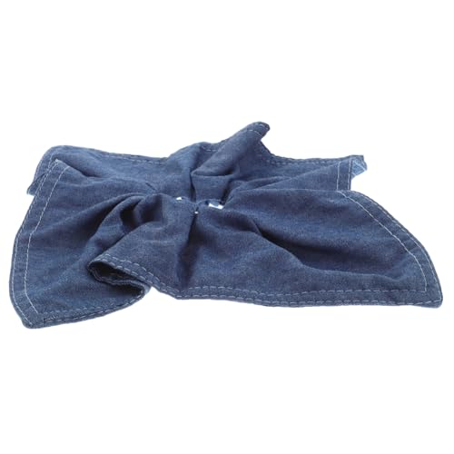 Beaupretty Haarbänder Aus Blauem Denim-stoff Elastische Haarfliegen Für Dicken Dickdarm Lockige Haargummis Als Haarschmuck Für Frauen Und Mädchen von Beaupretty