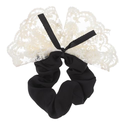 Beaupretty Haargummis mit Spitzenschleife Elastische Pferdeschwanzhalter Haarschmuck aus Spitze für Damen Mädchen Vielseitige Haar Accessoires von Beaupretty