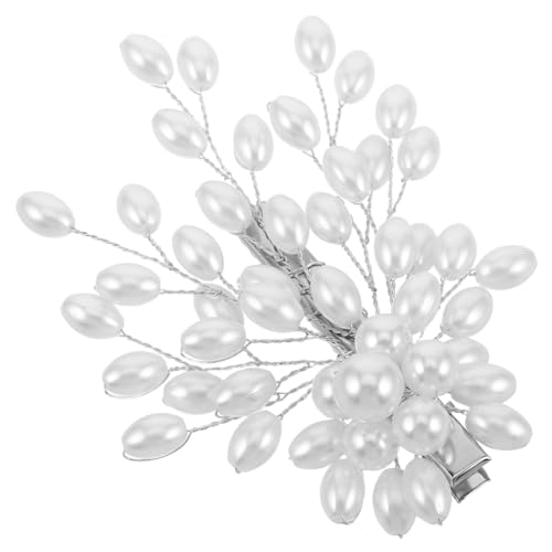 Beaupretty Braut Haarclip Mit Eleganten Weißen Perlen Handgefertigte Hochzeits-haaraccessoires Für Frauen Und Mädchen Für Brautfrisuren Und Besondere Anlässe von Beaupretty