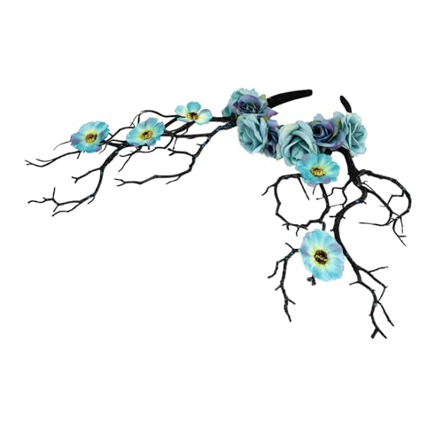 Beaupretty Haarreif mit Hirschgeweih Festival Haar Schmuck Blumen Kopfschmuck für Mädchen Leicht und Langlebig Geeignet für Weihnachten Karneval Party von Beaupretty