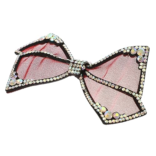 Beaupretty Haarschleife mit Strasssteinen für Dekorative Haarspange mit Rüschendetails Vielseitig Einsetzbar für Hochzeiten Geburtstage Festlichkeiten Langlebig Leicht von Beaupretty