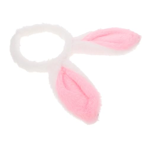 Beaupretty Stirnband Mit Hasenohren Kaninchen-stirnband Zubehör Für Haarreifen Glitzer-stirnbänder Für Damen Hasenohr Stirnband Hasenohr Haarband Tierkostüm Plüsch Cosplay Weiß Fräulein Krone von Beaupretty