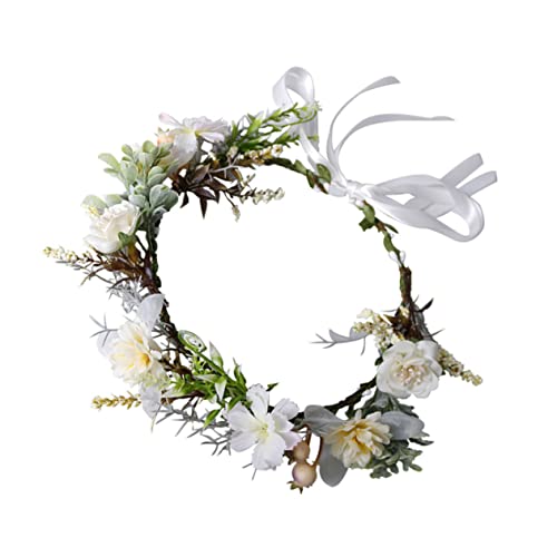 Beaupretty Haarschmuck für Braut und Partys Leichter Bequemer Haarreif aus Kunstblumen für Fotoshootings und Festliche Anlässe für Hochzeiten Karneval und Cosplay von Beaupretty