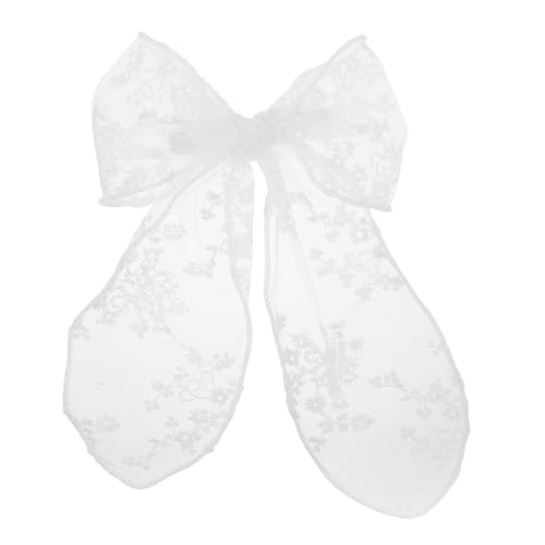 Beaupretty Elegante Haarschleife Aus Spitze Für Damen Großer Bogen-haarclip Einfarbigem Design Für Besondere Anlässe Wie Hochzeiten Und Partys Weiches Und Bequemes Material Für von Beaupretty