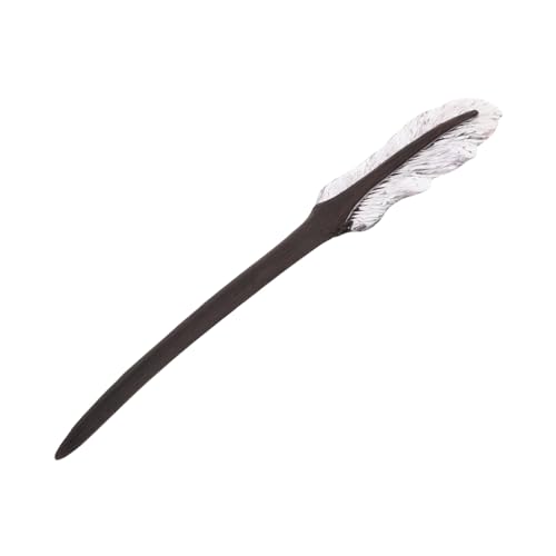 Beaupretty Haarstäbchen Aus Holz Chinesisches Vintage-haar-essstäbchen Handgefertigt Gefiederte Haarnadel Für Frauen Chignon-maker Zubehör von Beaupretty