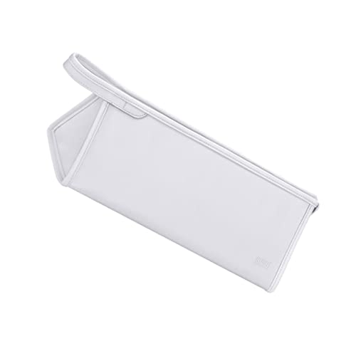 Beaupretty Haartrockner Aufbewahrungstasche mit Trageschlaufe Stoßfester Organizer für Lockenstab und Fön Splash Druckfest Kompakte Reisetasche für Friseurwerkzeuge und Kosmetik Silber von Beaupretty