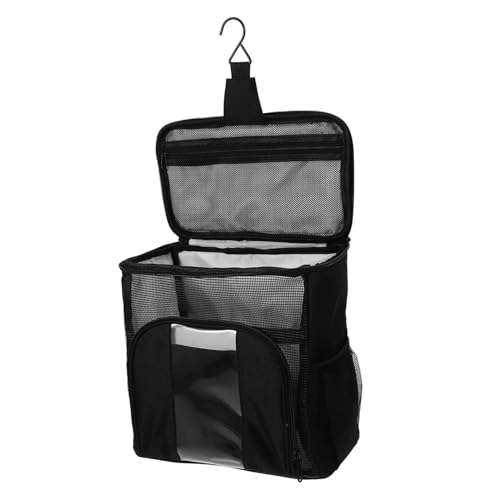 Beaupretty Washing Bag Mit Haken Faltbare Toiletry Bag Für Große Kosmetik-Organizer Schwarz Für Hotel Camping Und Zuhause von Beaupretty