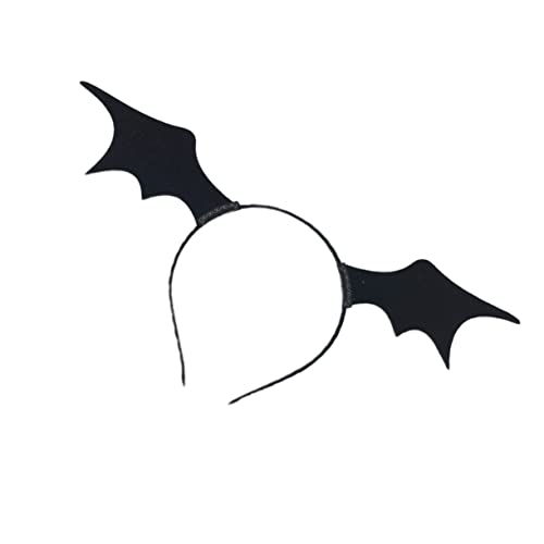 Beaupretty Halloween Horn Stirnband Jungen Und Mädchen Kopfbedeckung Teufelshorn Stirnband Verstellbares Haarband Schwarz Für Cosplay von Beaupretty