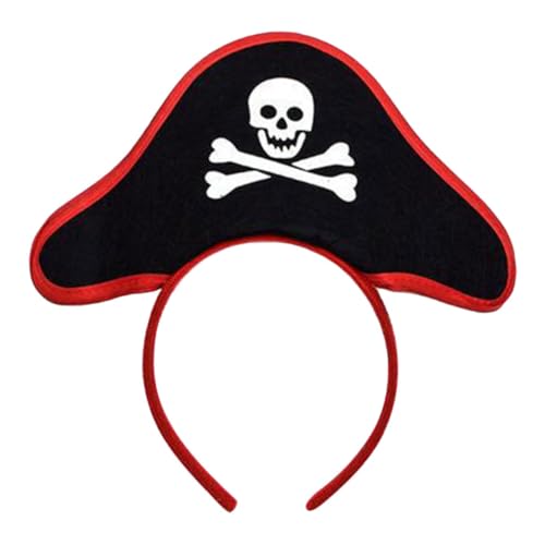Beaupretty Halloween Piraten Haarreif Cosplay Zubehör Langlebiges Kostüm Stirnband für Halloween Party Bühnenauftritt und Themenfeiern Vielseitiges Piratenkostüm Accessoire von Beaupretty