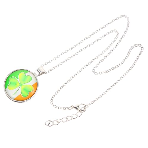 Beaupretty Kleeblatt-halskette Mit Anhänger Für Damen St Patricks Day-halskette Aus Modische Halsschmuck Für Mädchen Und Teenager Leicht Und Tragbar von Beaupretty