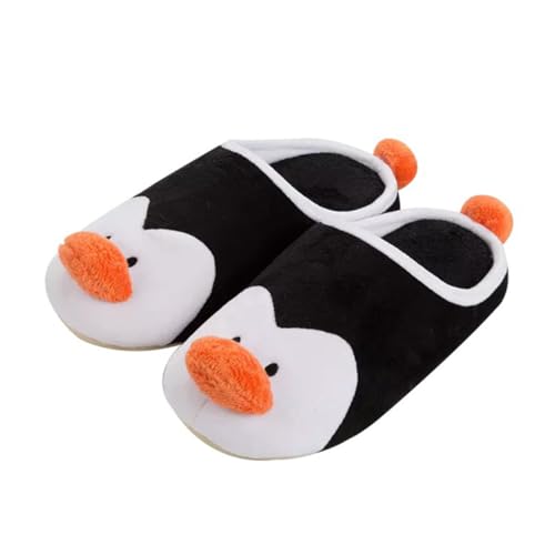 Beaupretty Hausschuhe Pinguin Motiv Warm Gefüttert Leichte Mute Sohle Rutschfest Winter Pantoffeln Für Jungen Mädchen Weihnachten Zuhause Lounge Zufällige Farbe Zufällige Farbe von Beaupretty