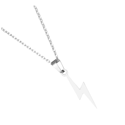Beaupretty Herren Halskette mit Titanstahl Anhänger Modische Clavicle Chain Kreative Neck Chain Langlebiges Schmuckstück für Männer Stilvolles Geschenk für Geburtstag von Beaupretty