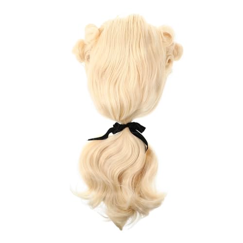 Beaupretty Herrenperücke für Cosplay Verstellbare Richterperücke Hochwertigem Synthetischem Material für Partys Rollenspiele Lifelike Styling Hellblond Komfortable für Kopfgrößen von Beaupretty