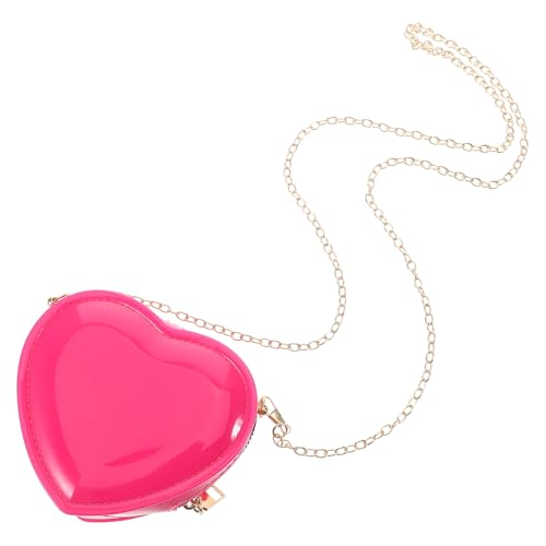 Beaupretty Herzförmiger Mini-Geldbeutel Für Damen Stylische Clutch Mit Reißverschluss Für Make-up Münzen Lippenstift Und Kleine Gegenstände Für Alltag Und Besondere Anlässe von Beaupretty