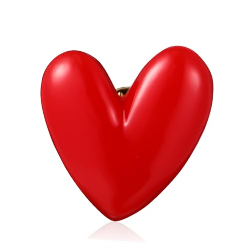 Beaupretty Herzförmige Brosche für Frauen Modebrosche Anstecknadel Kreative Pulloverbrosche für Kleidung und Schals Romantisches Design für Partys und Valentinstag von Beaupretty
