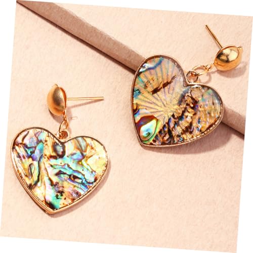 Beaupretty Herzförmige Leopardenmuster Ohrringe Damen Bunte Abalone Muschel Geometrische Ohrstecker Modischer Schmuck für Alltag Festival Strand zu Weihnachten Valentinstag Beaupretty Herzförmige Leopardenmuster Ohrringe Damen Bunte Abalone Muschel Geometrische Ohrstecker Modischer Schmuck für Alltag Festival Strand zu Weihnachten Valentinstag von Beaupretty