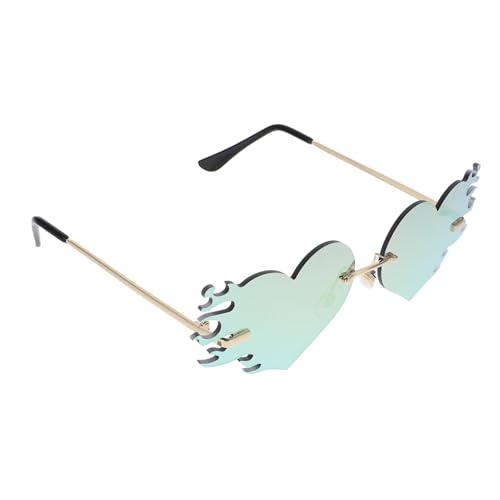 Beaupretty Herzförmige Sonnenbrille Damen Kreative Modeaccessoire Leichtes Design UV schutz Party Brille Geschenkidee für Freunde und Familie von Beaupretty