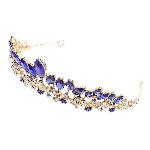 Beaupretty Hochwertige Brautkrone aus Metall mit Funkelnden Strasssteinen Leichtes Komfortables Hochzeitsschmuck Accessoire für Braut Festliches Design in Elegantem Farbverlauf für von Beaupretty