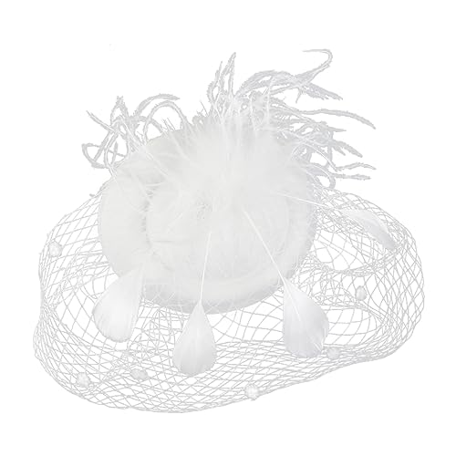 Beaupretty Photo Prop Hochzeit-Haarschmuck Für Frauen Abschlussball-Requisiten Kopfbedeckung Für Frauen Haarschmuck Für Frauen Hochzeit Braut-Kopfstück Party-Fascinator Hut Braut-Kopfschmuck von Beaupretty