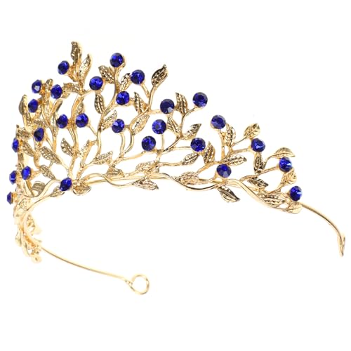 Beaupretty Hochzeit Tiara Frauen Rhinestone Krone Vintage Haarschmuck Perfektes Brautaccessoire für Hochzeiten und Geburtstagsfeiern Komfortable und Stilvolle Kopfbedeckung mit Edlem Design von Beaupretty