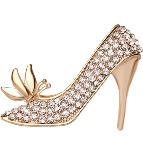Beaupretty Hochzeitsbrosche Für Damen Stilvolle High Heel Anstecknadel Aus Strass Modischer Schmuck Für Hochzeiten Partys Und Besondere Anlässe von Beaupretty