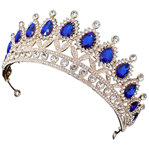 Beaupretty Hochzeitskrone Damen Haarschmuck mit Strasssteinen Diadem für Hochzeiten Geburtstagsfeiern Abschlussbälle und Kostümpartys Langlebig und Ansprechend Designed von Beaupretty