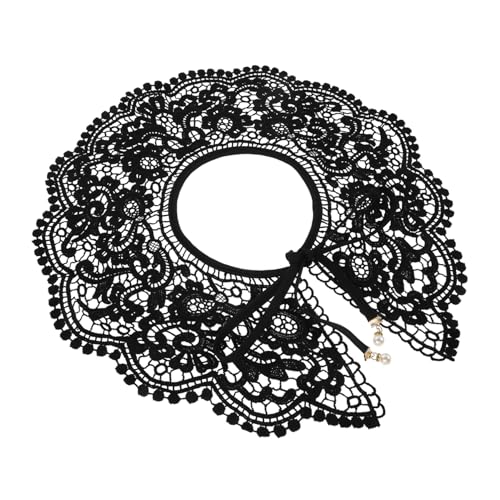 Beaupretty Abnehmbarer Spitzenkragen Für Damen Vielseitiger Dekorativer Fake-kragen Mit Lochmuster Für Verschiedene Outfits Für Jugendliches Erscheinungsbild von Beaupretty