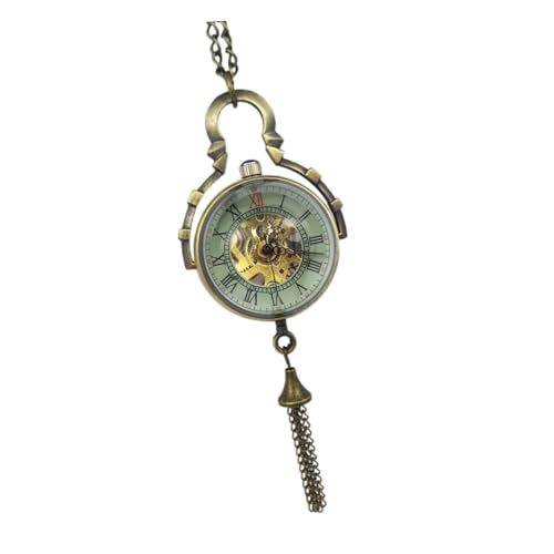 Beaupretty Hollow Spherical Pocket Watch Halskette Retro Mechanische Uhr Einzigartigem Design für Täglichen Gebrauch auch Berufen Armbanduhr von Beaupretty
