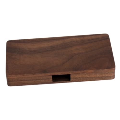 Beaupretty Holz Visitenkartenetui mit Magnetischem Verschluss Rechteckiger Business Kartenhalter aus Massivem Holz Eleganter Herren Büroaccessoire Langlebige Kreditkartenbox Stilvolles für von Beaupretty