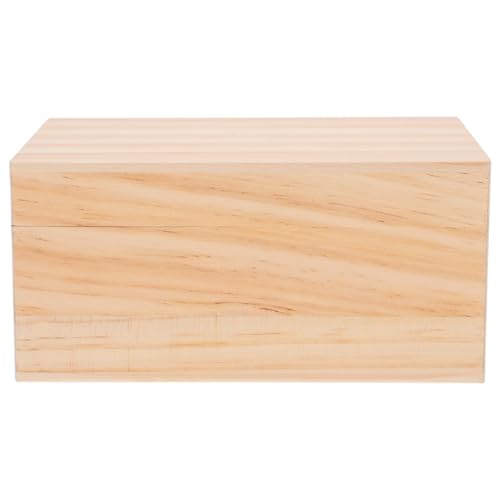 Beaupretty Holzkiste für Ätherische Öle Fächer mit Deckel Organizer für Duftöle Nagellack und Kleine Flaschen Multifunktionale Aufbewahrungsbox aus Hochwertigem Kiefernholz für Ordnung und von Beaupretty