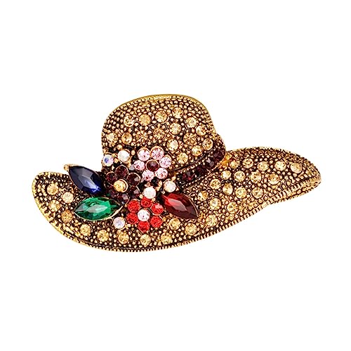 Beaupretty Hübsche Brosche Hutform für Damen Anstecknadel mit Accessoire für Kleidung Schals Hüte für Besondere Anlässe Wie Partys Hochzeiten von Beaupretty
