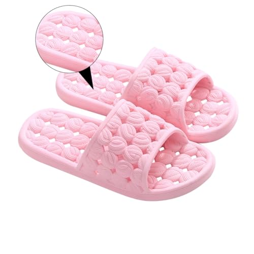 Beaupretty Indoor Massage Badesandalen Damen Herren Leichte Rutschfeste Hausschuhe mit Offener Zehenpartie Atmungsaktiv und Komfortabel für Sommer und Badezimmer von Beaupretty