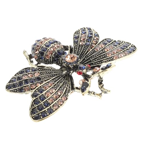 Beaupretty Elegant Bee Brooch Pin Mit Funkelnden Strasssteinen Retro-insekten-anstecknadel Für Damen Accessoires Für Kleidung Hüte Und Schals Stilvolles Vintage-design Braun von Beaupretty