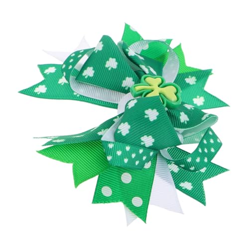 Beaupretty Irische Haarspangen Kleeblatt Haarspange St Patricks Day Haarschmuck Kleeblatt Haarschmuck St Patricks Day Haarschleifen St Patricks Day Schleifen Für Mädchen Gurtband von Beaupretty