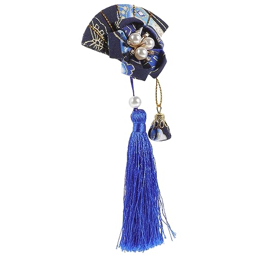 Beaupretty Japanischer Haarklammer mit Fächer Tasseln Handgefertigtes Haarschmuck für Damen als Kostüm Accessoire für Hochzeiten Geburtstagsfeiern und Besondere Anlässe von Beaupretty