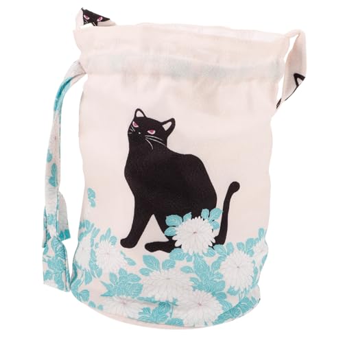 Beaupretty Japanischer Stil Drawstring Bag Leichte Runde Kimono Handtasche Geräumige Kosmetiktasche für Damen Tragbare Schmuck und Handyaufbewahrung Kleine Umhängetasche für Alltag und Beaupretty Japanischer Stil Drawstring Bag Leichte Runde Kimono Handtasche Geräumige Kosmetiktasche für Damen Tragbare Schmuck und Handyaufbewahrung Kleine Umhängetasche für Alltag und von Beaupretty